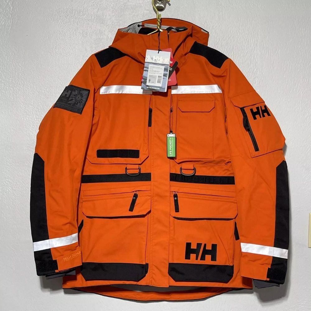 New HELLY HANSEN - Womens Arctic Patrol 3-in-1 Light Parka Coat Jacket Sz Large